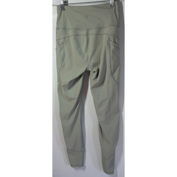 X Gottex Womens Sage Green Ankle Leggings Size XS Leg Pockets Yoga Versatile - Picture 2 of 11